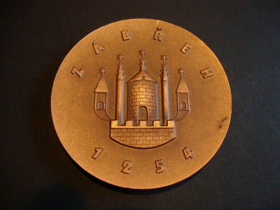 Medaille Zábřeh - Tschechien - 1254 - dt. Hohenstadt an der March in Bremen