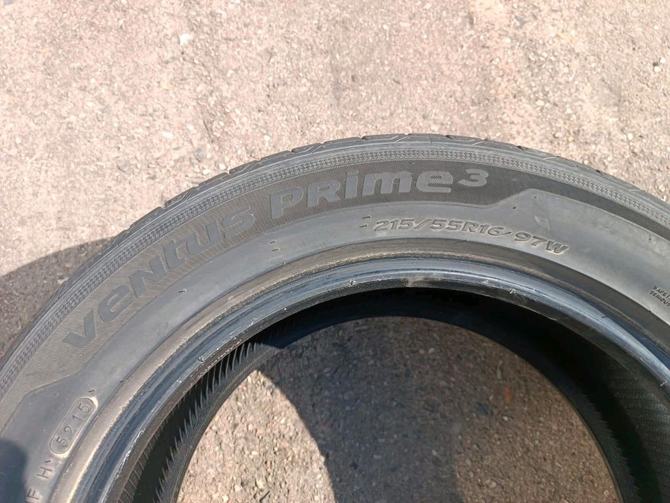 1x Sommerreifen 215 55 R16 97W Hankook Ventus Prime 3 5mm in Dresden