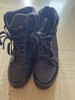 Schwarze Damensneaker Damenschuhe.Gr.39. Glitter.Innenabsatz. Neu Bayern - Ochsenfurt Vorschau