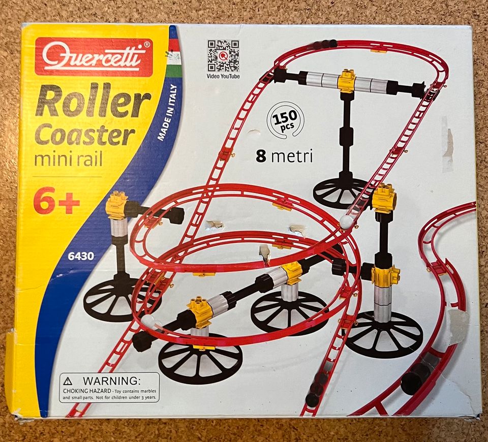 Quercetti Skyrail Roller Coaster mini und maxi rail in Nümbrecht