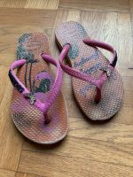 Havaianas Flip Flops rosa Glitzer Schmetterling Gr.27/28 Baden-Württemberg - Weil am Rhein Vorschau