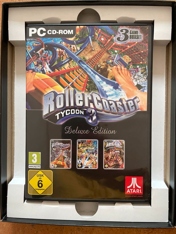 PC Spiel Roller Coaster Tycoon 3er Spiele Set in Walpernhain