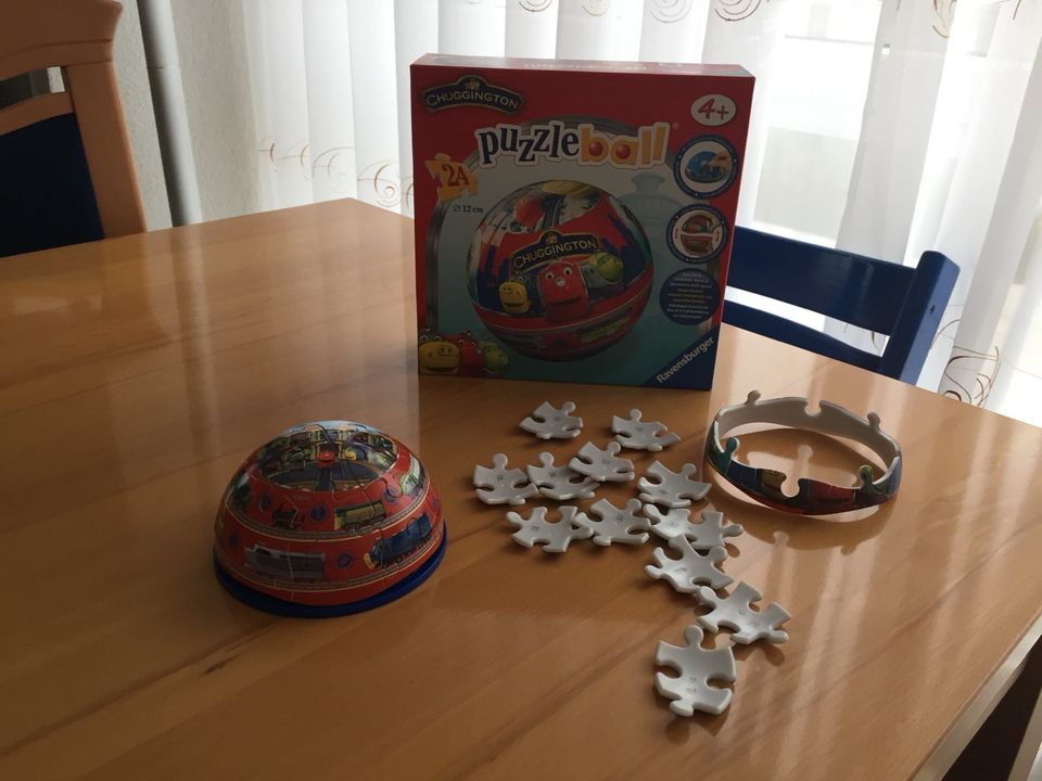 Puzzle Ravensburger großer Puzzleball Chuggington neuwertig in Bietigheim-Bissingen