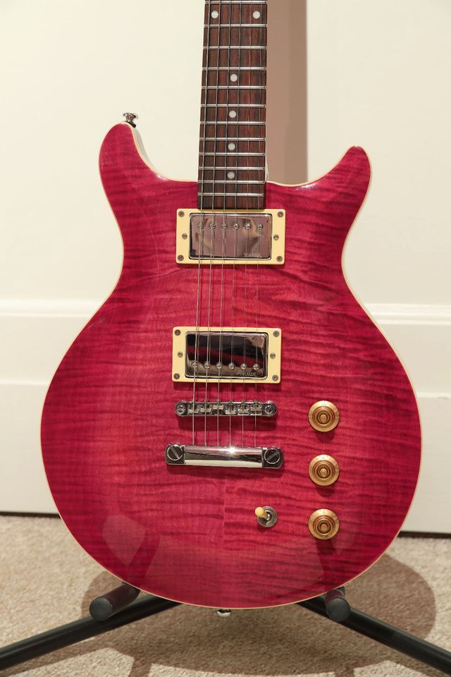 Hamer XT Sunburst Doublecut E-Gitarre, pink, super Maserung! in Herten