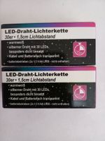 2 LED Lichterketten inkl Timer,  Batteriefach 1,5 cm Lichtabstand Nordrhein-Westfalen - Erkelenz Vorschau