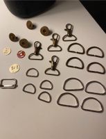 Taschenzubehör Nähen D Ringe Karabiner Silber Kupfer diy Magnet München - Sendling Vorschau