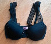 schwarzer BH mit Spitzenträgern Hunkemöller Größe 75D Dortmund - Innenstadt-West Vorschau