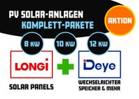 Frühlingsspezial  - 8 kw bis 12 kw PV Anlage Solaranlage komplett mit LONGI HiMo6 430w Solar Modulen,  Deye Wechselrichter und  Speicher. Zubehörpaket Versand oder Abholung. Baden-Württemberg - Esslingen Vorschau