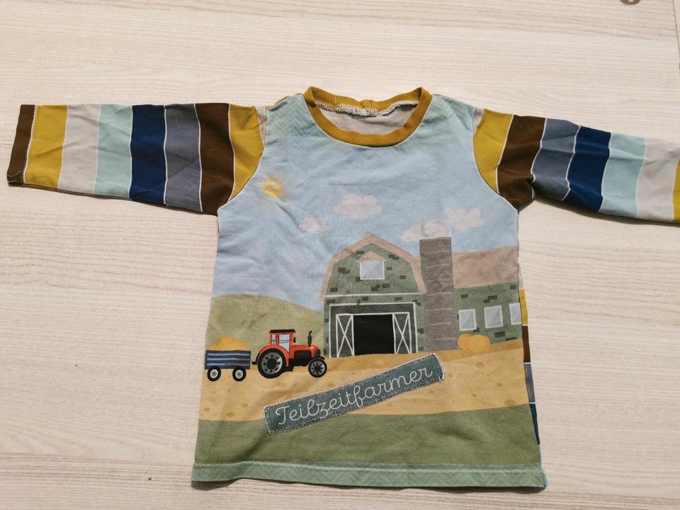 handmade 98 104 Hoodie Langarmshirt Bagger Traktor Star Wars in Üchtelhausen