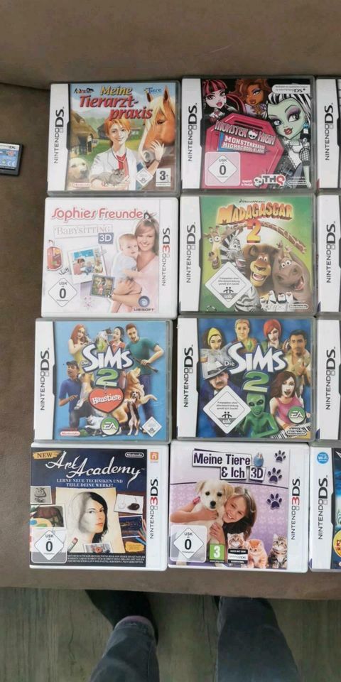 Nintendo DS 2, DS Spiele, 3 DS, je. Spiel 5 € in Lünen