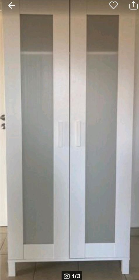 Ikea kleiderschrank/Haushaltsschrank 80x180 in Landsberg (Saalekreis)