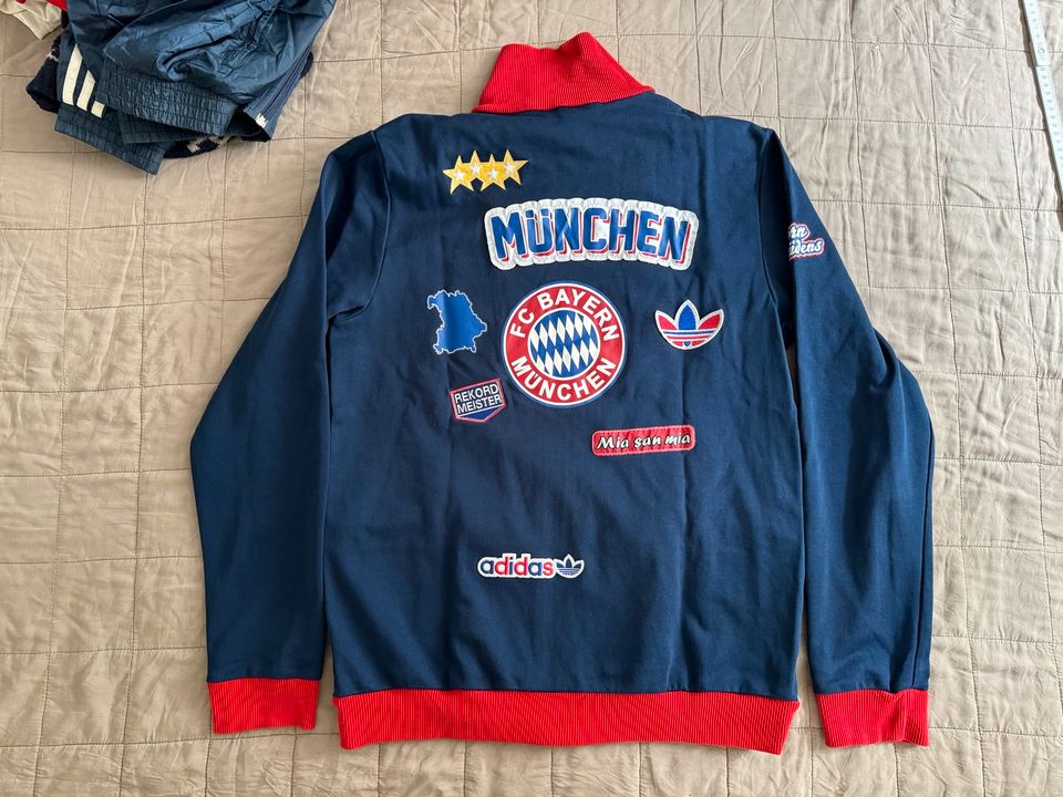 Adidas FC Bayern Track Top Gr L Blau in München