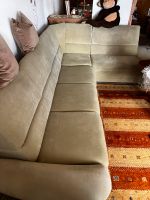 Veloursleder Couch / Schlafsofa Thüringen - Sömmerda Vorschau