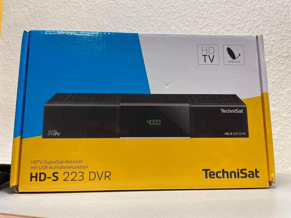 HD-S 223 DVR digital sat receiver technisat in Frankfurt am Main