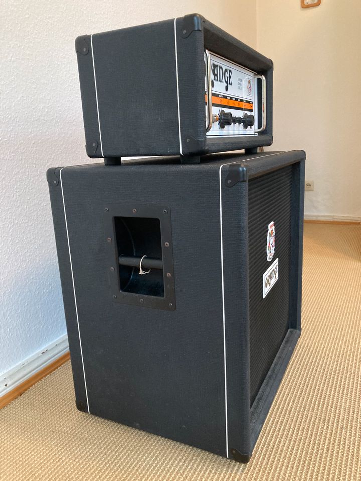 Orange AD 200 B Bass Mk3 OBC 410 BLK Röhrenverstärker Cabinet Box in Salzhausen