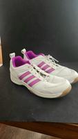 Adidas Sportschuhe Damen 36 2/3 weiß mit rosa Steifen Nordrhein-Westfalen - Marsberg Vorschau
