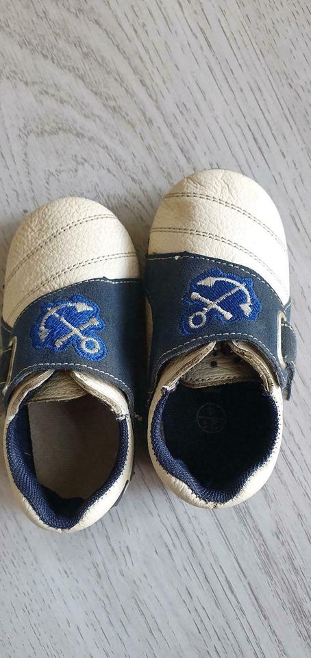 Anker Halbschuhe Baby Kind Junge blau 21 in Hennigsdorf