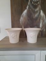 Zwei Vasen in beige / ivory Niedersachsen - Spelle Vorschau
