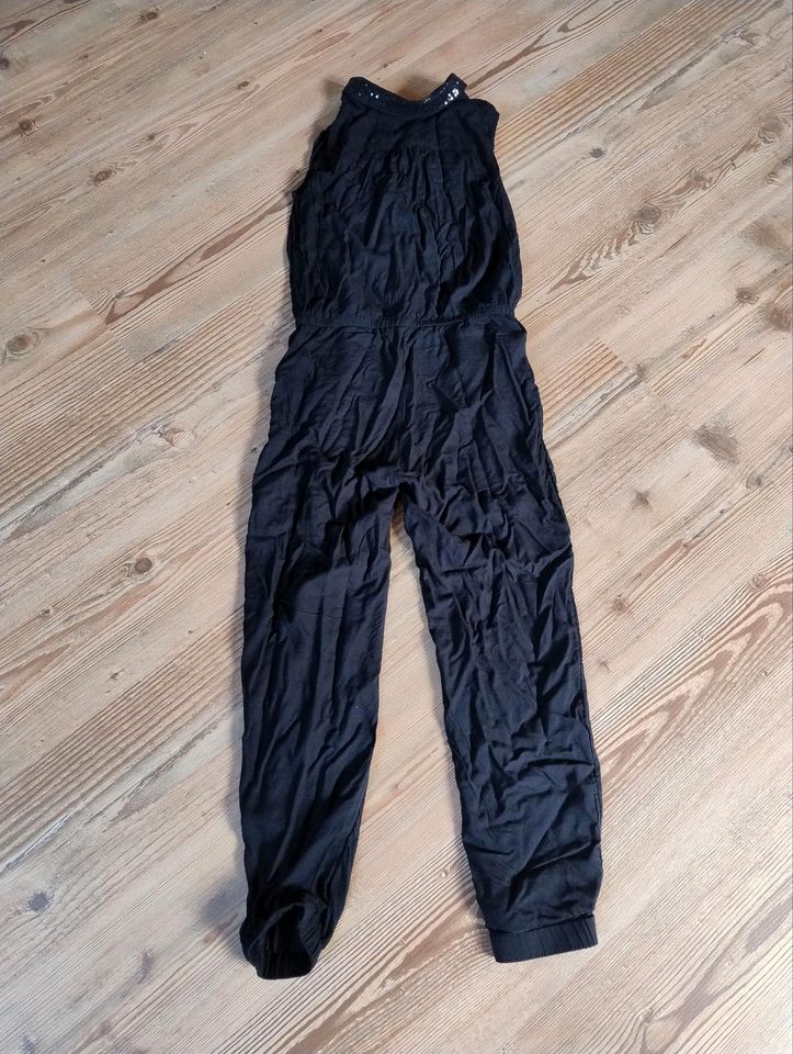 H&M Jumpsuit Oberteil Shirt Mädchen schwarz in Leer (Ostfriesland)