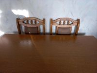 Grosser Tisch ausziehbar mit 4 Stühlen nussbaum Sachsen-Anhalt - Hettstedt Vorschau