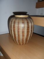 Vase DÜMLER & BREIDEN braunbeige Ritzdekor Mid Century Germany Nordrhein-Westfalen - Gütersloh Vorschau