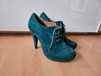 Pumps High Heels Wildlederoptik grün Stiefeletten Gr. 39 Berlin - Mitte Vorschau