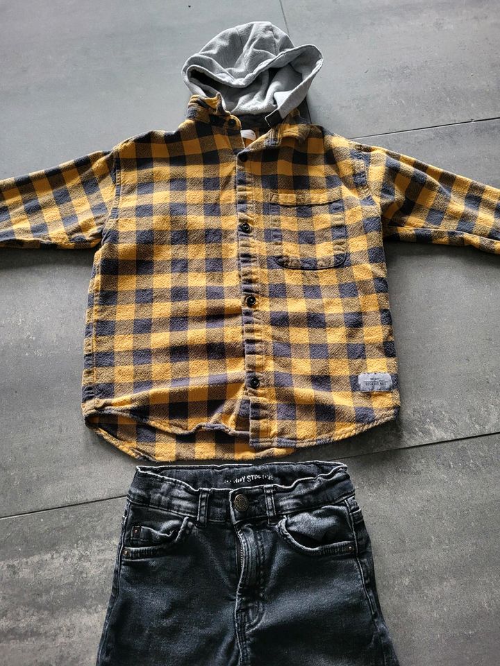 Zara Set Jungen Jeans Shirt Hemd Gr. 122 in Bönen