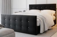 Boxspringbett 180x200cm Stoff Soro schwarz inkl. Bettkästen Eimsbüttel - Hamburg Niendorf Vorschau