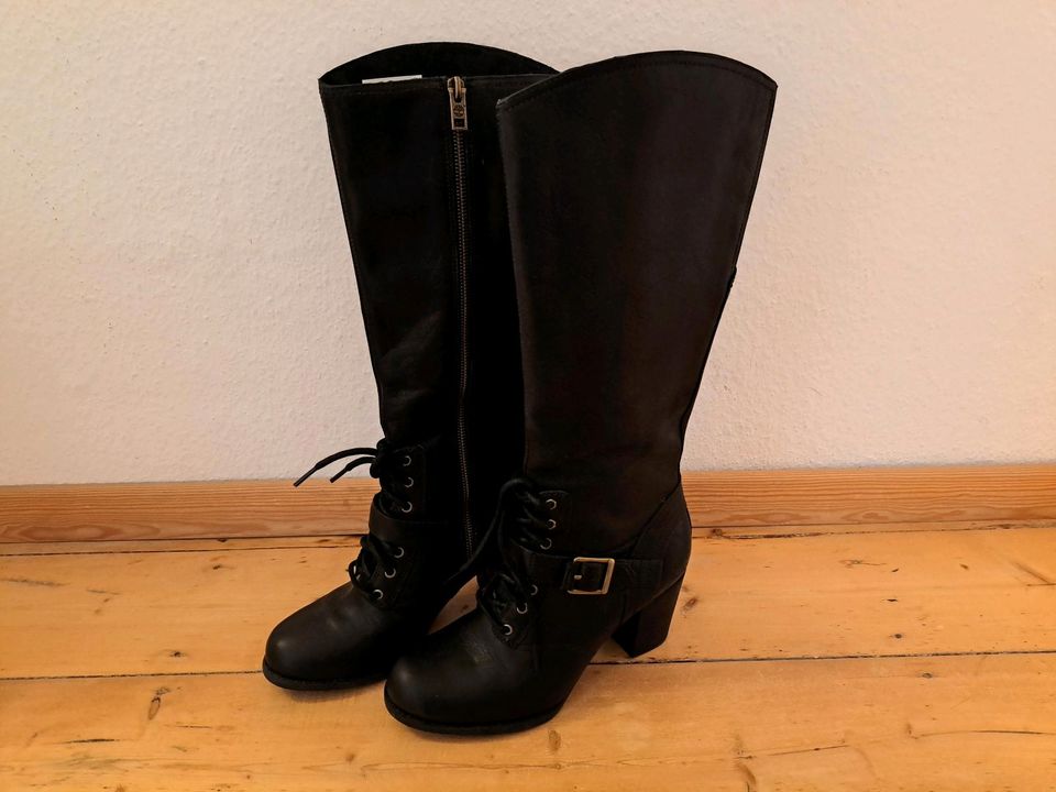 Timberland Stiefel Leder Damen Größe 38 Schwarz in Köln