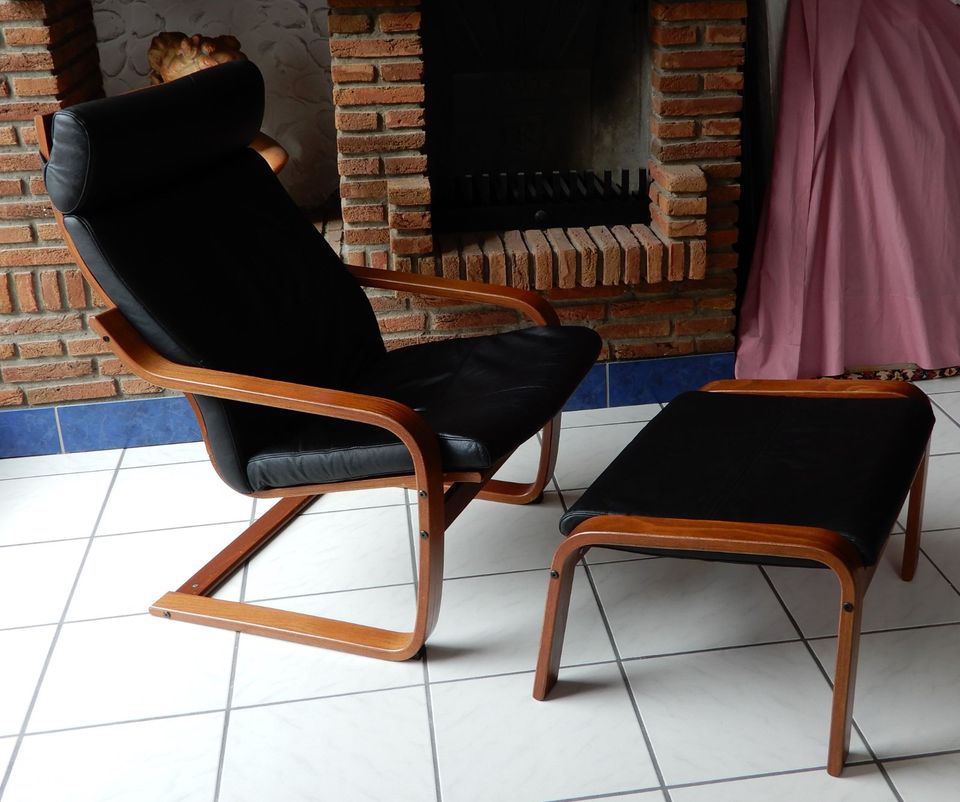 Danish Design Lounge Chair Relax Teak Holz Leder Sessel Teakholz in Braunschweig