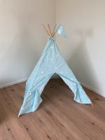 Tipi Zelt Kinderspiel Haus blau Sterne Hessen - Staufenberg Vorschau