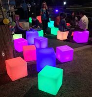 LED Cubes Sitzwürfel mieten Party Hochzeit DJ Events Disco Sachsen - Radebeul Vorschau