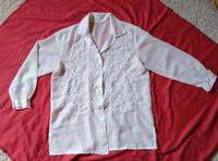 Edle Chiffon - Long-Bluse * Créme m. Stickerei * Gr. 44 46 3XL Hannover - Südstadt-Bult Vorschau