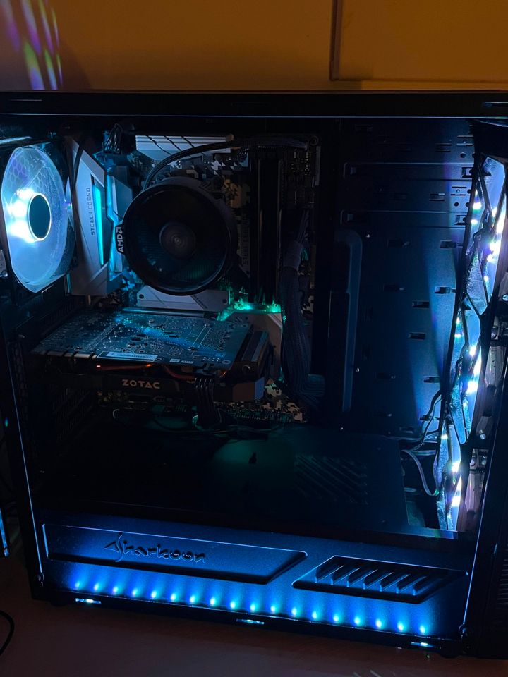 Gaming PC mit AMD Ryzen 5 1600, GeForce GTX 1060 - Selbsgebaut in Eitorf