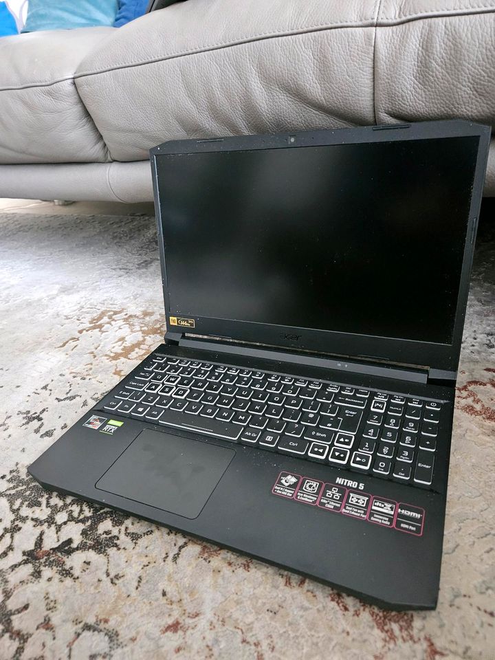 Acer nitro 5 ryzen 7 RTX 3070 Gaming Laptop in Andernach