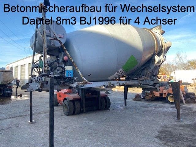 Betonmischeraufbau Dautel 8m3 4-Achser LKW in Aichach