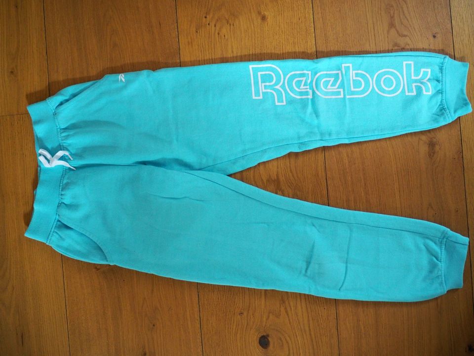 Jogginghose, Sweathose in mint, Reebok, Gr. 164 in Mönchengladbach