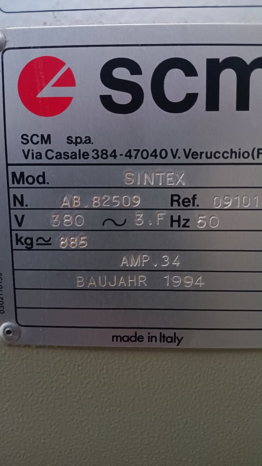 Vierseitenhobel SCM SINTEX, Hobelmaschine in Radebeul