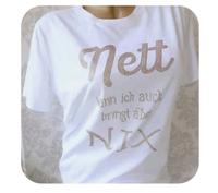 Shirt NETT kann ich auch Baumwolle Glitzer 36 38 40 NEU RAR Niedersachsen - Stade Vorschau