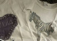 Balbina T-Shirts Gr. 128 134 Diva Zebra Swarovski Top Kr. München - Ottobrunn Vorschau