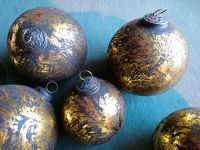 Riesen Weihnachtskugeln Weihnachtsschmuck groß gold schwarzbraun Hessen - Wartenberg Vorschau