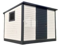 Gartenhaus 3x3m PVC Kippfenster Tor Anthrazit Flachdach TS178 Sachsen - Görlitz Vorschau