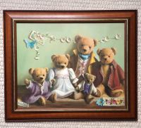 Teddys With Daisy Chain von Deborah Jones Kunstdruck Bergedorf - Hamburg Allermöhe  Vorschau