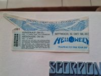 VINTAGE Ticket Konzertkarte Helloween Pumpkins fly Free 1988 Rheinland-Pfalz - Schifferstadt Vorschau