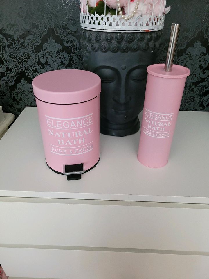 Mülleimer Set Toilettenbürste neu rosa in Berlin
