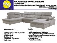 Sofa Couch Wohnlandschaft U Form Bettfunktion-Bettkasten Cord bei Nordrhein-Westfalen - Mettingen Vorschau