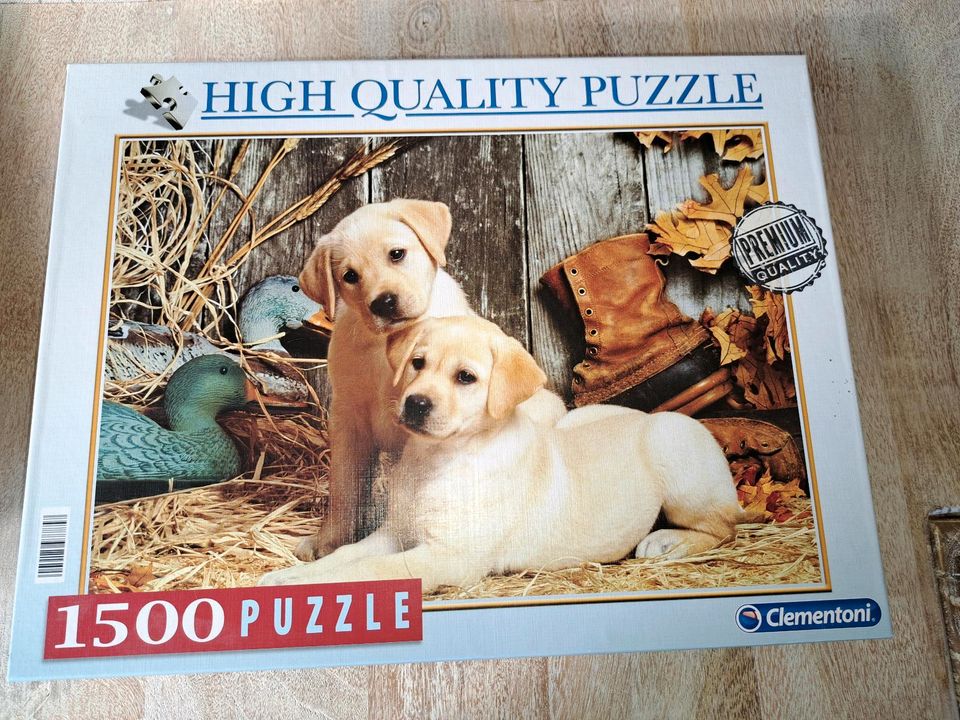 Puzzel " Hunde " 1500 Teile in Gößnitz