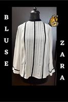 Feine elegante leichte cremeweiße Bluse - Zara - Gr. S/ 36 Berlin - Köpenick Vorschau