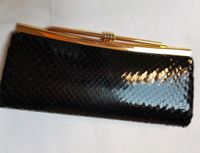 BOUTIQUEWARE hochwertige Handtasche Clutch Schwarz Wuppertal - Oberbarmen Vorschau