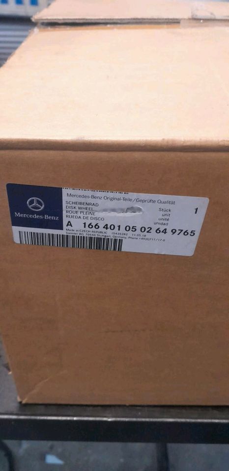 Mercedes Benz Alufelge neu 7,5x17, A1664010502 in Bad Dueben